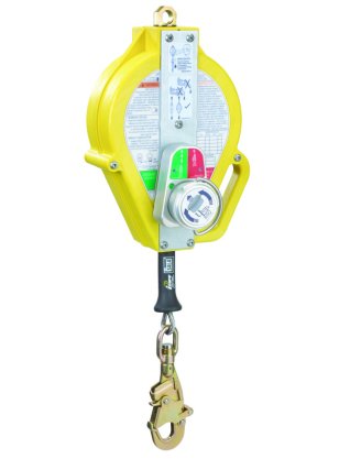 Zachycovač pádu s evakuačním systémem